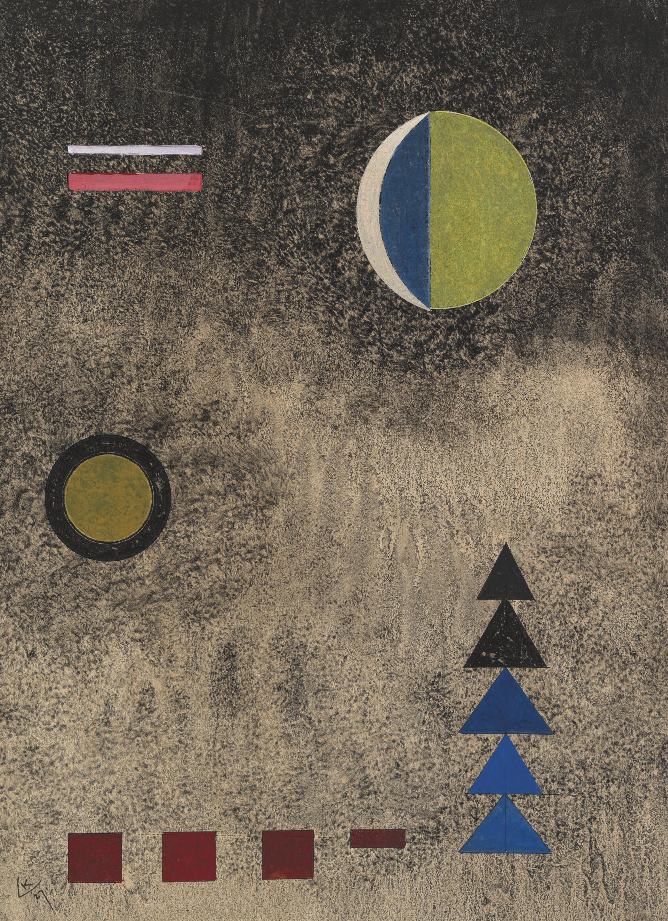 Wassily Kandinsky - Im lockeren Schwarz