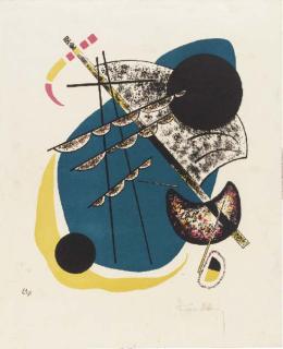 Wassily Kandinsky - Kleine Welten II, One Plate from Kleine Welten (Roethel 165)