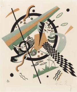 Wassily Kandinsky - Kleine Welten IV (Roethel 167)