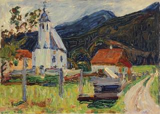 Wassily Kandinsky - Kochel—Dorfkirche