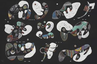 Wassily Kandinsky - Komposition Mit Weissen Formen