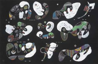 Wassily Kandinsky - Komposition mit weissen Formen