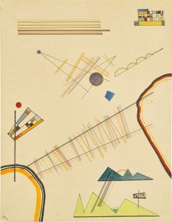 Wassily Kandinsky - Linienbrücke (Bridge of Lines)