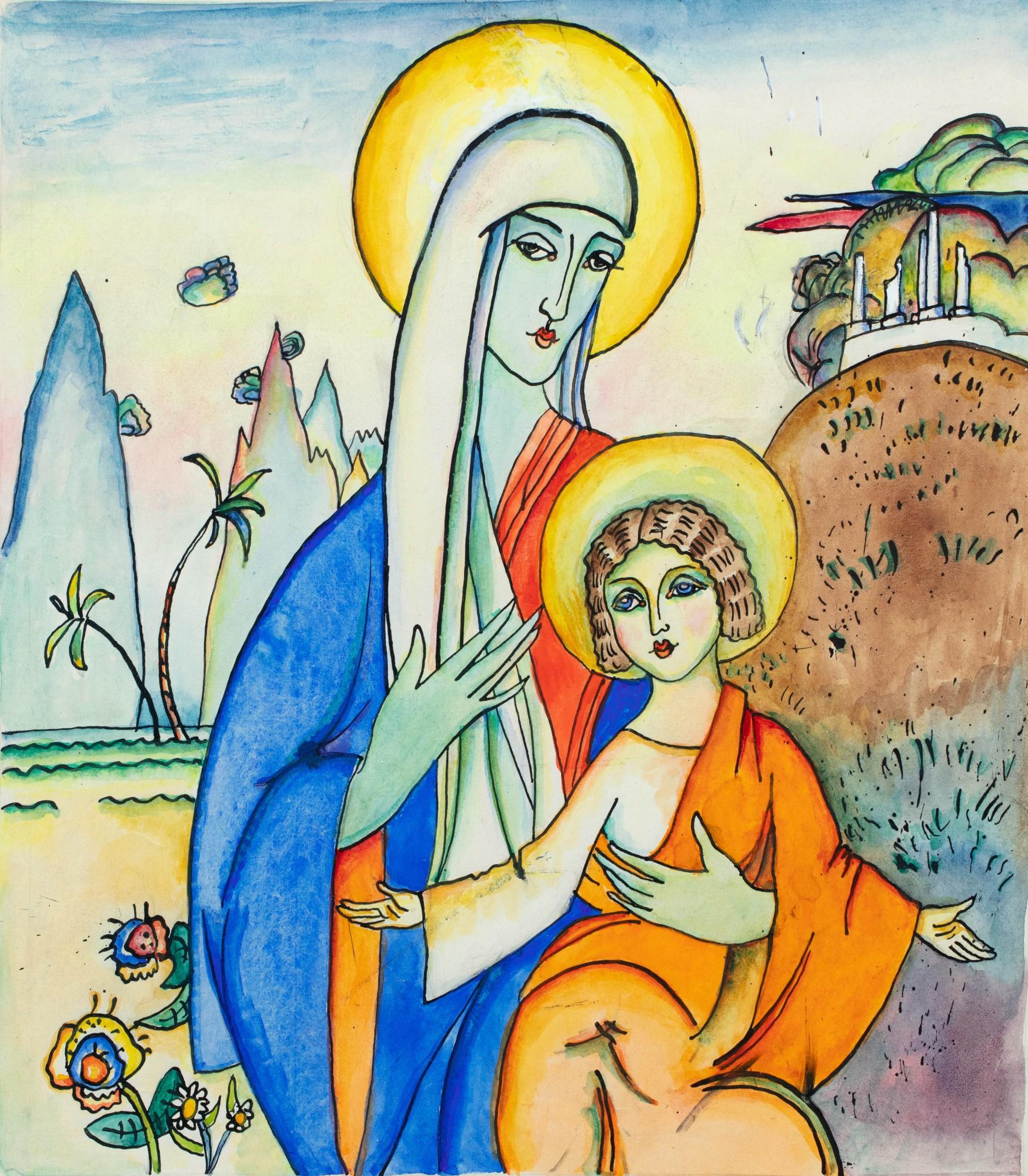 Wassily Kandinsky - Madonna Und Kind (Madonna And Child)