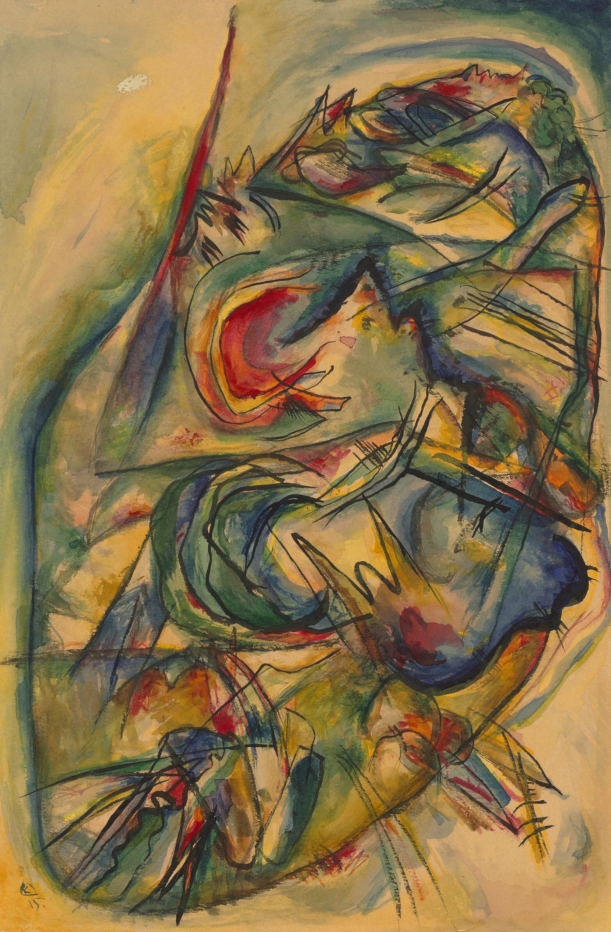 Wassily Kandinsky - Ohne titel (Improvisation)