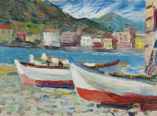Wassily Kandinsky - Rapallo, Boote