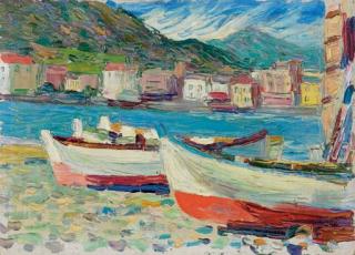 Wassily Kandinsky - Rapallo, Boote