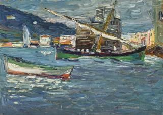 Wassily Kandinsky - Rapallo: Grauer Tag (Rapallo: Grey Day)