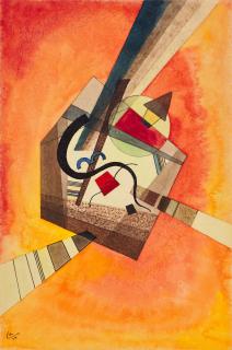 Wassily Kandinsky - Strich Zentraler (Central Line)