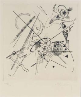 Wassily Kandinsky - Unbetitelt radierung (R. 183)