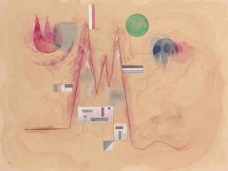 Wassily Kandinsky - Zickzack in Weich