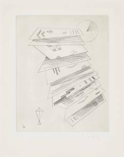 Wassily Kandinsky - Zweite Radierung für die Editions Cahiers d\'Art