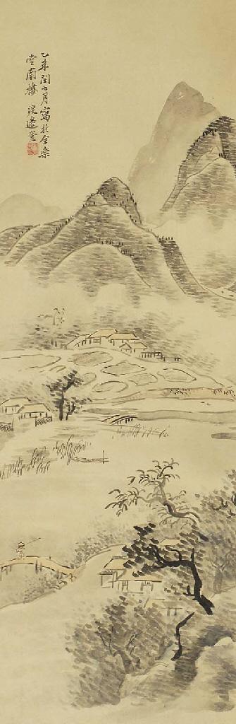 Watanabe Kazan - Fisherman returning home