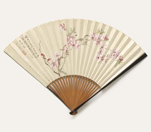 Watanabe Kazan - Peach blossoms