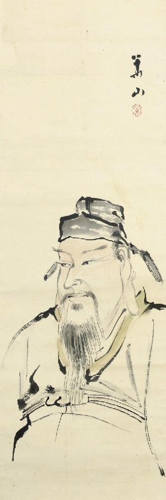 Watanabe Kazan - Portrait of Liu Bei (Ryubi Gentoku)