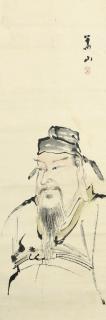 Watanabe Kazan - Portrait of Liu Bei (Ryubi Gentoku)