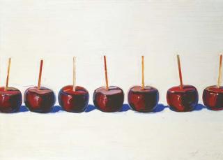 Wayne Thiebaud - 7 Candied Apples