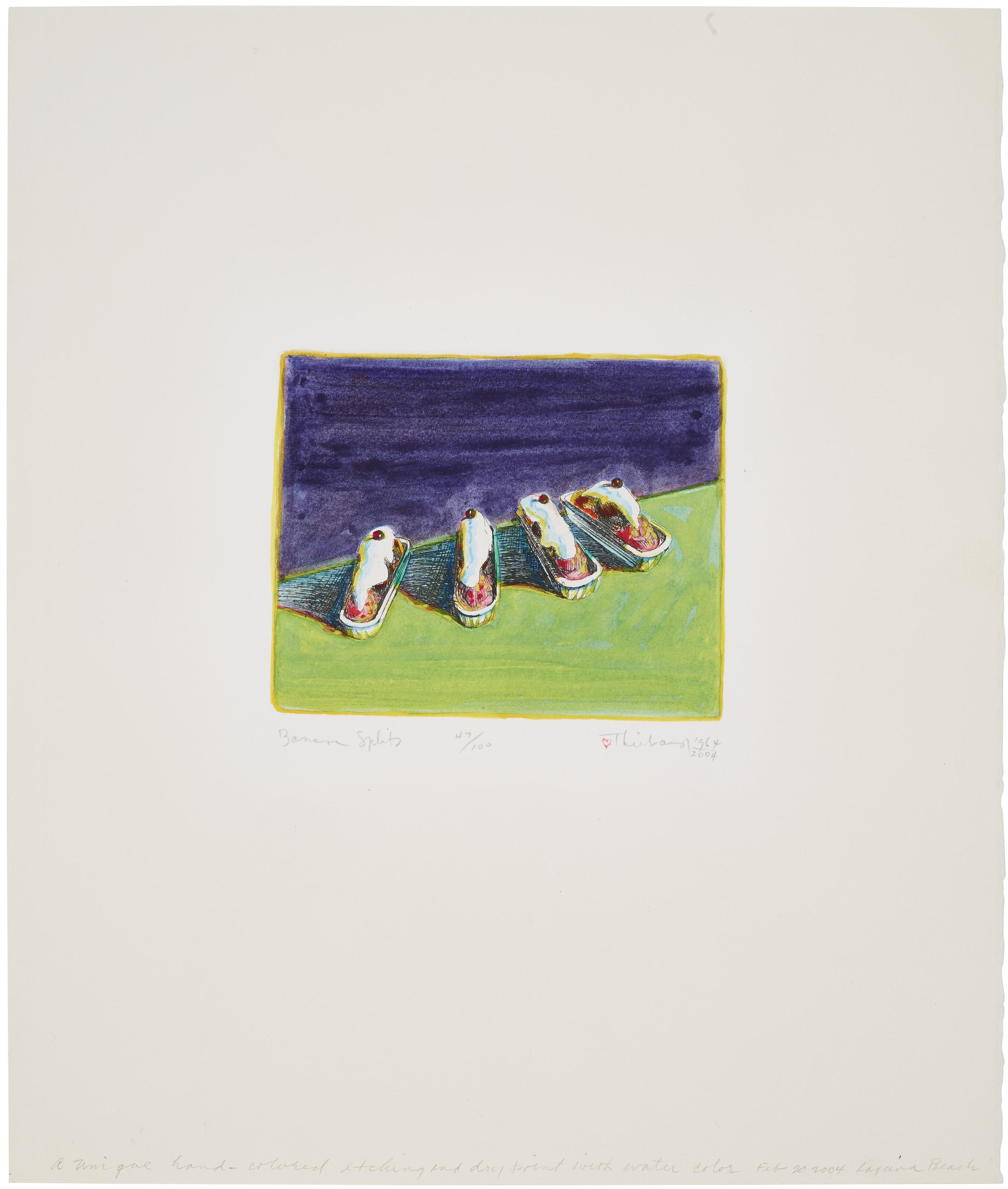 Wayne Thiebaud - Banana Splits