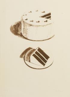 Wayne Thiebaud - Chocolate Cake (From Seven Still-Lifes And A Rabbit)