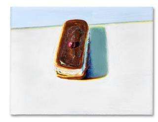 Wayne Thiebaud - Chocolate Éclair, 2002