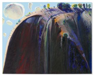 Wayne Thiebaud - Clouds and Ridge