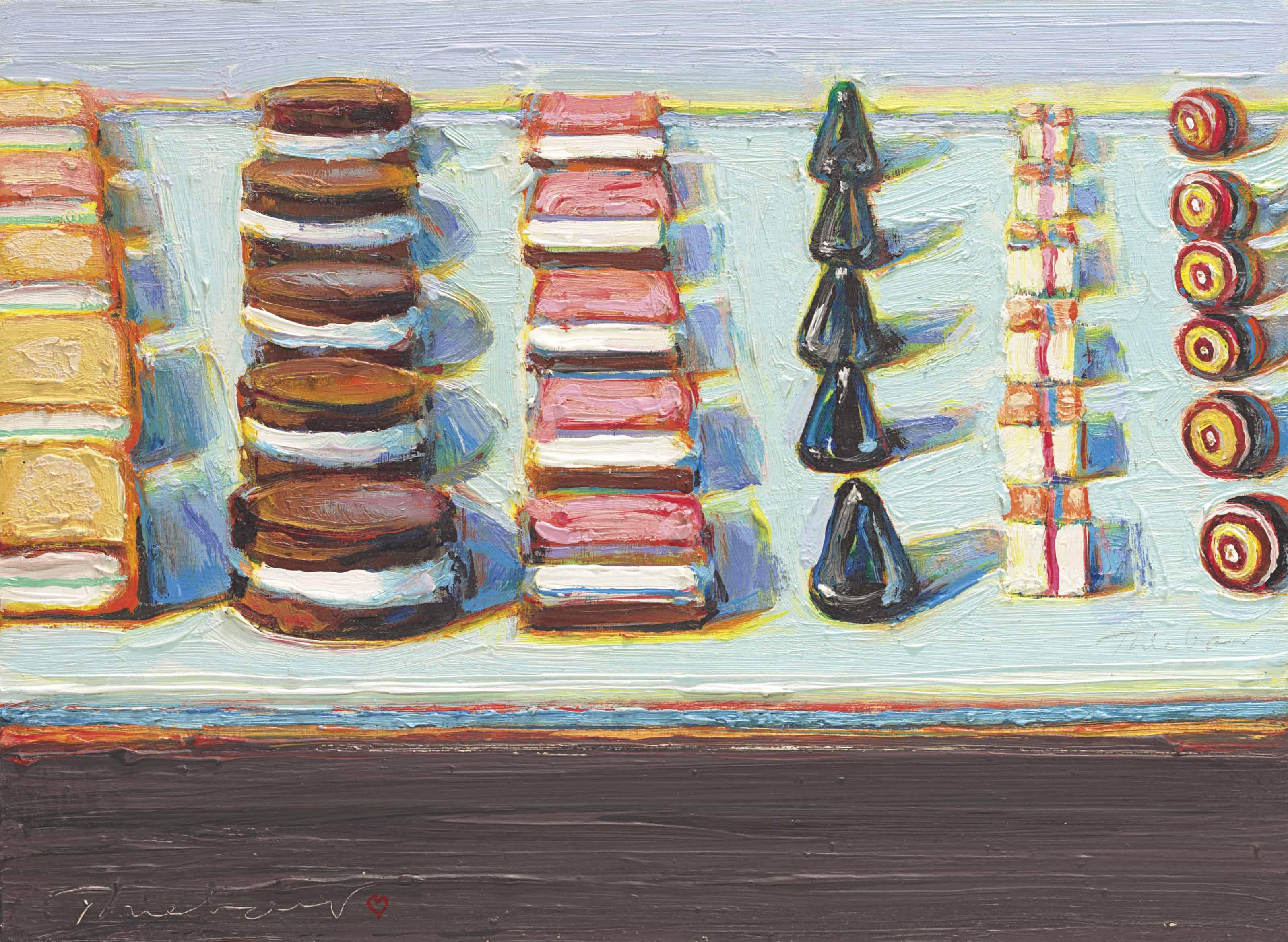 Wayne Thiebaud - Confection Rows