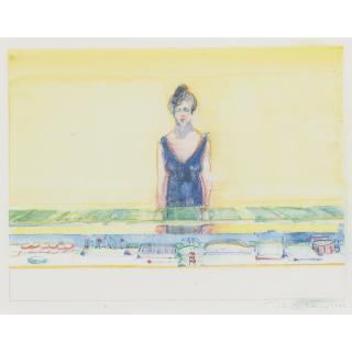 Wayne Thiebaud - Counter Lady