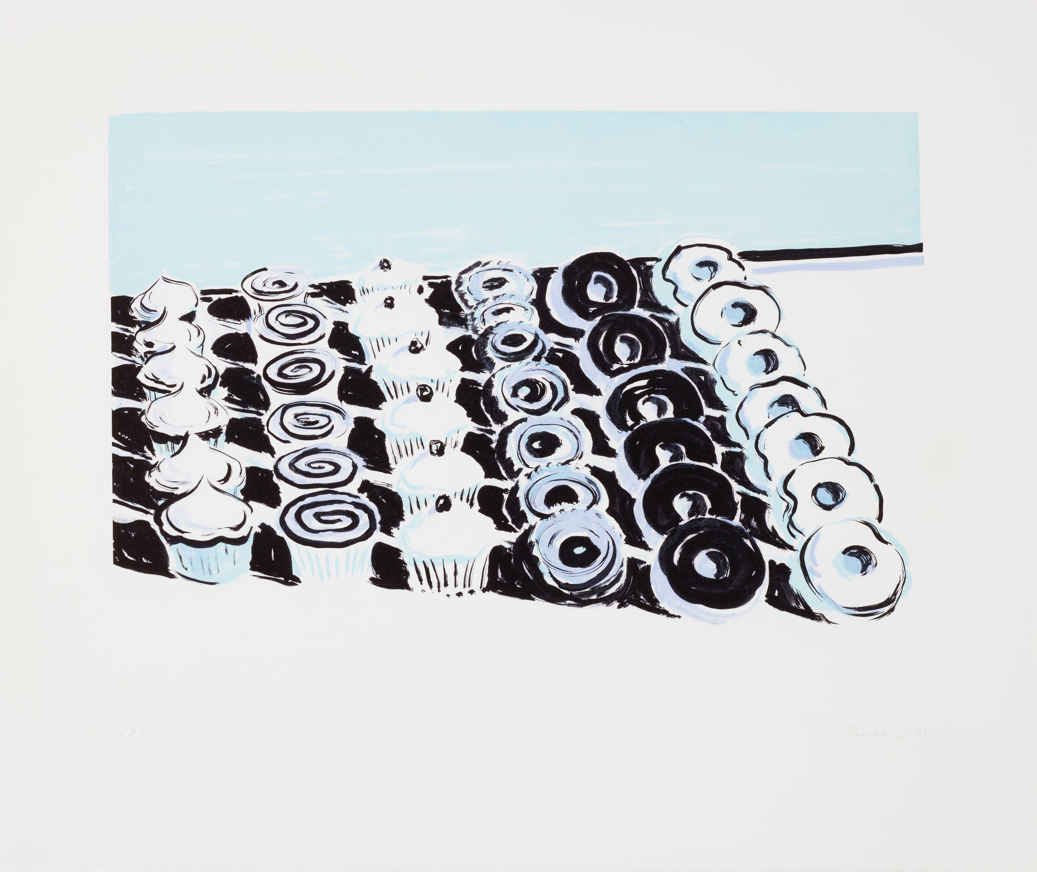 Wayne Thiebaud - Cupcakes and Donuts