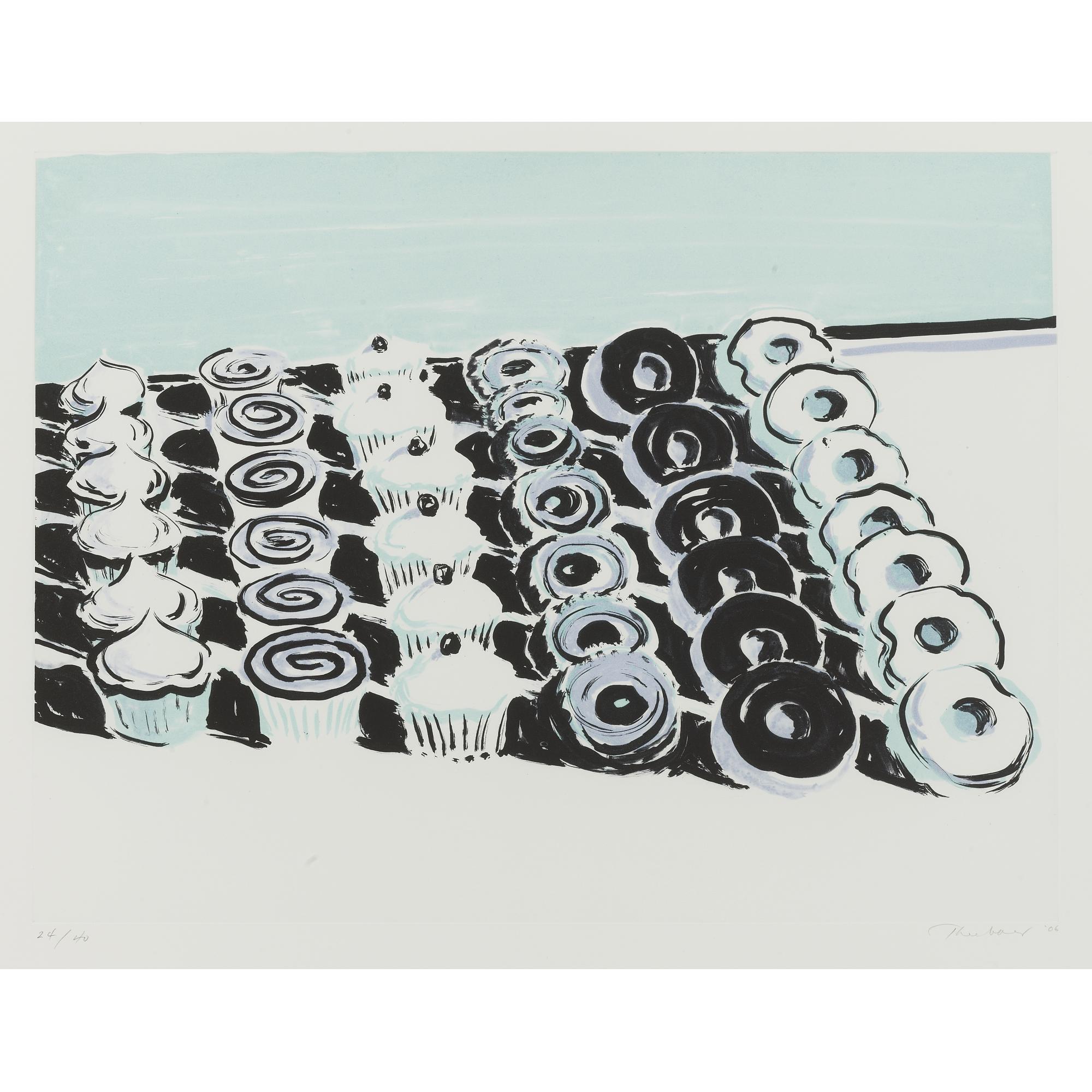 Wayne Thiebaud - Cupcakes And Donuts