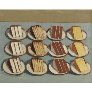 Wayne Thiebaud - Cut Cakes