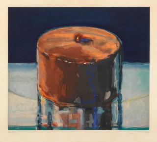 Wayne Thiebaud - Dark Cake