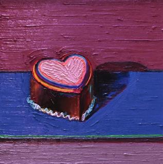 Wayne Thiebaud - Dark Heart Cake