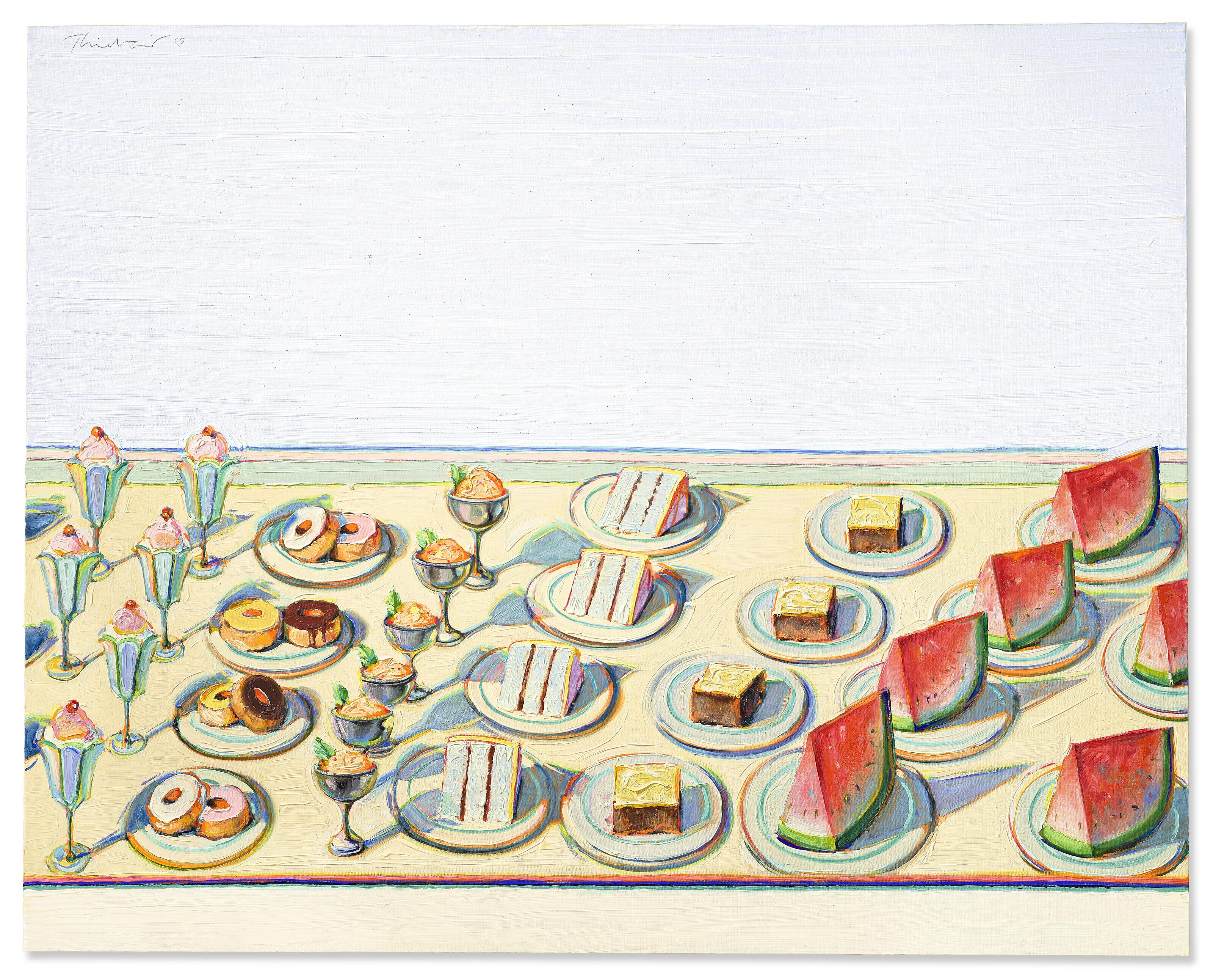 Wayne Thiebaud - Dessert Table