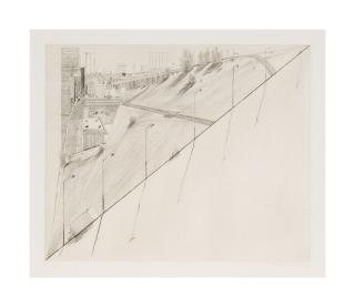 Wayne Thiebaud - Diagonal Ridge