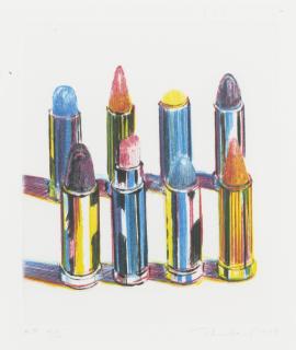Wayne Thiebaud - Eight Lipsticks
