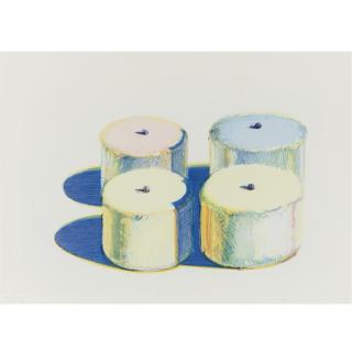 Wayne Thiebaud - Four Cakes