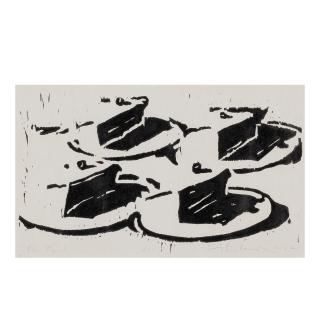 Wayne Thiebaud - Four Cut Pies