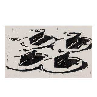 Wayne Thiebaud - Four Cut Pies