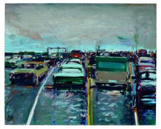 Wayne Thiebaud - Freeway Traffic