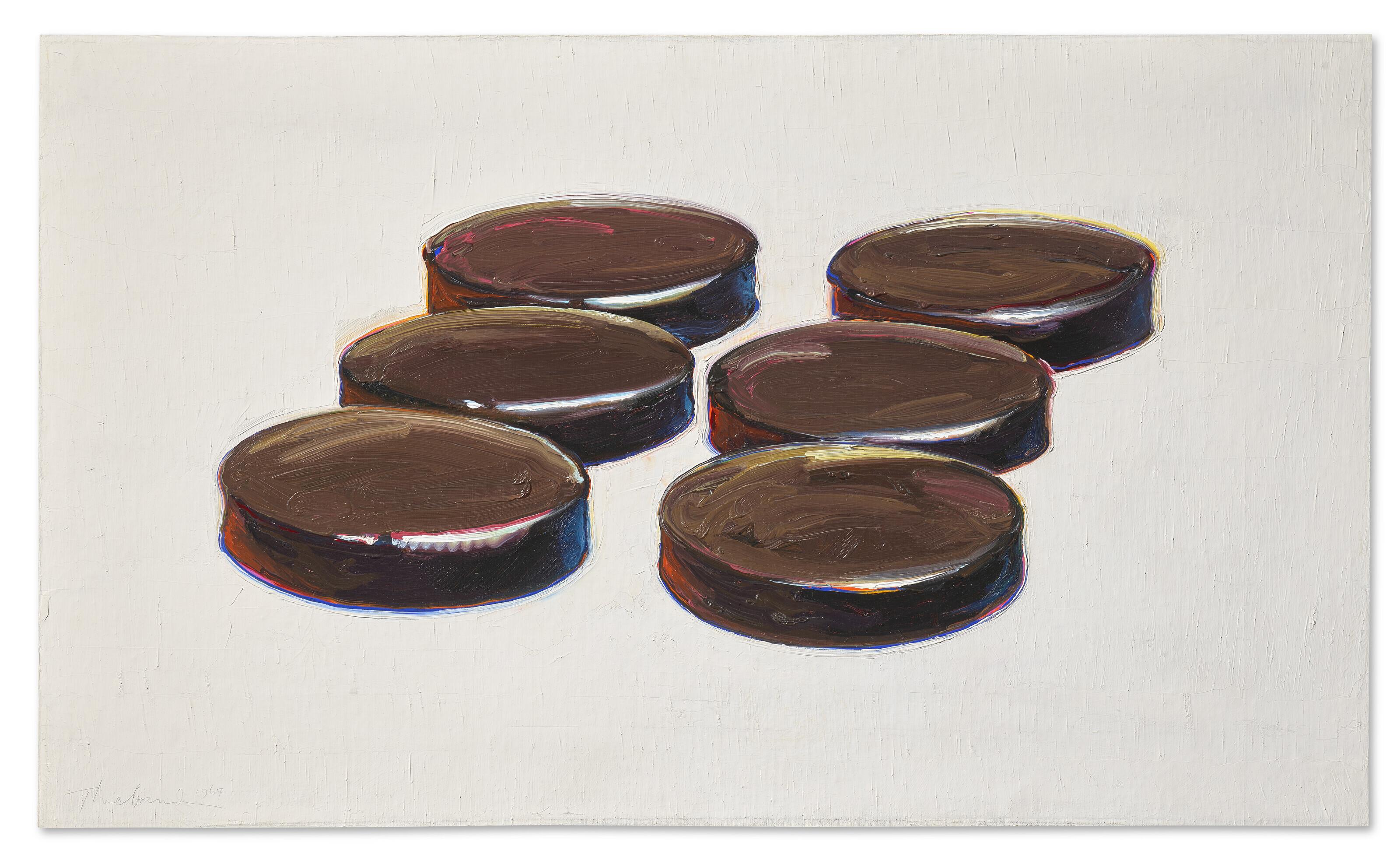 Wayne Thiebaud - Fudge Cakes