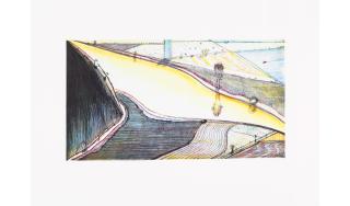 Wayne Thiebaud - Hill River