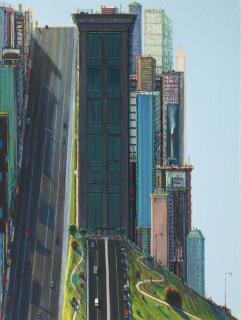 Wayne Thiebaud - Hill Street (Day City)
