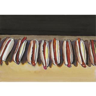 Wayne Thiebaud - Hot Dog Row
