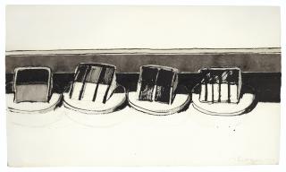 Wayne Thiebaud - Layer Cakes Row