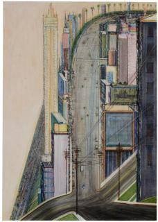 Wayne Thiebaud - Palm Ridge Intersection