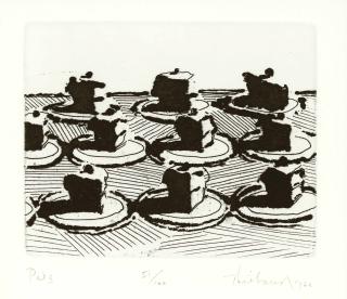 Wayne Thiebaud - Pies, from Delights