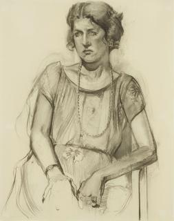 Wayne Thiebaud - Portrait of Leah Garchik, 1981