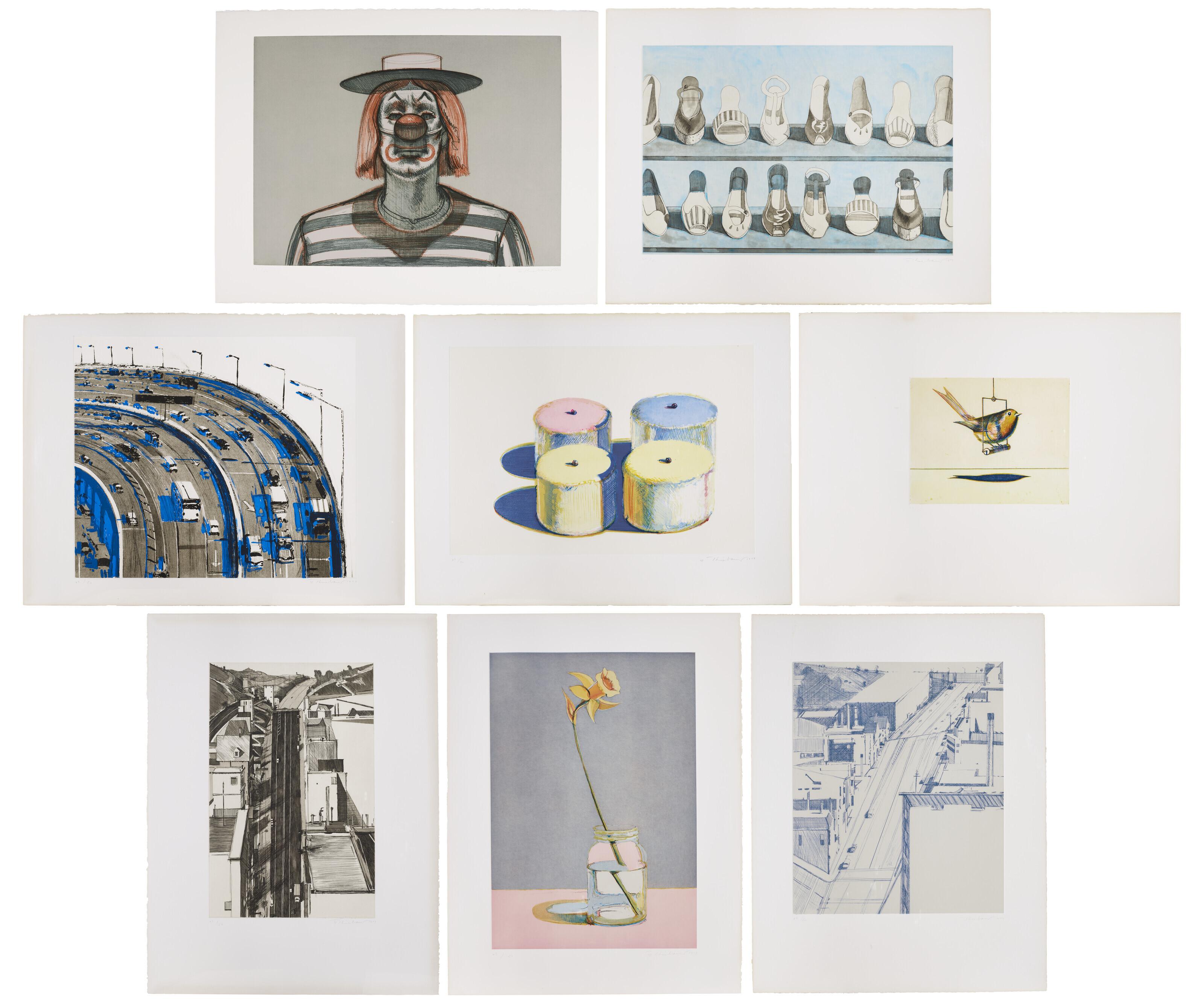 Wayne Thiebaud - Recent Etchings I
