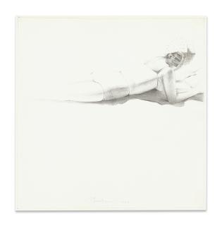 Wayne Thiebaud - Reclining Woman With Hair Rollers, 1964