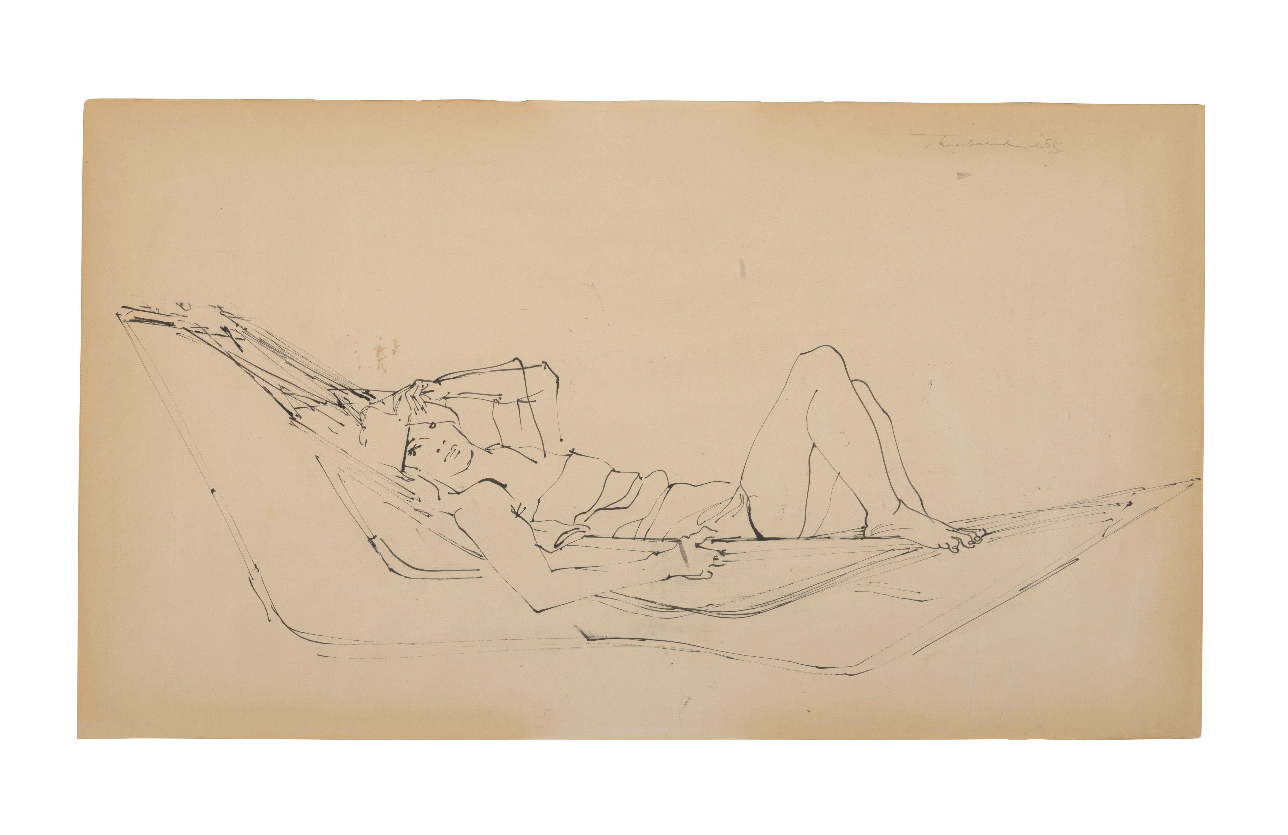 Wayne Thiebaud - Reclining Woman